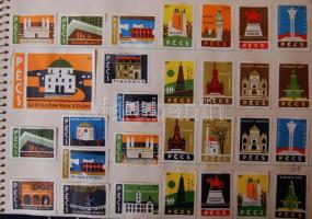 1306 db + 447 db magyar gyufacimke két berakóban