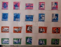 1306 db + 447 db magyar gyufacimke két berakóban