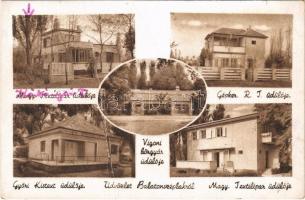 1950 Balatonszéplak (Siófok), Magyar Textilgyár üdülője, Gépker. R.T. üdülője, Győri Kistext üdülője, Vigoni bőrgyár üdülője (fa)