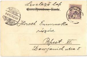 1900 Komárom, Komárnó; hídfő / bridgehead (EB)