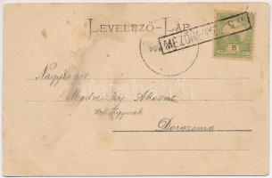 1904 Mezőhegyes, Lovarda. Auspitz Lajos kiadása (fa)