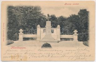 1901 Mezőhegyes, Kozma szobor. Bloch H. nyomdája (fa)