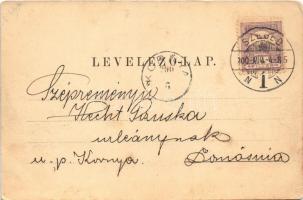 1900 Szeged, Városi főgimnázium. Várnay L. kiadása (EK)