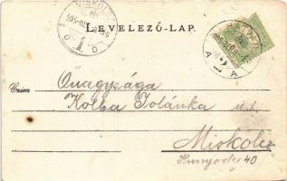 1905 Hatvan, Pályaudvar, vasútállomás (Rb)