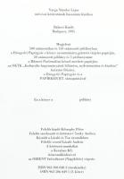 Varga Nándor Lajos: Vízjegyek I-II. köt. I. köt.: Kézzel merített magyar vagy külföldi magyar vonatk...