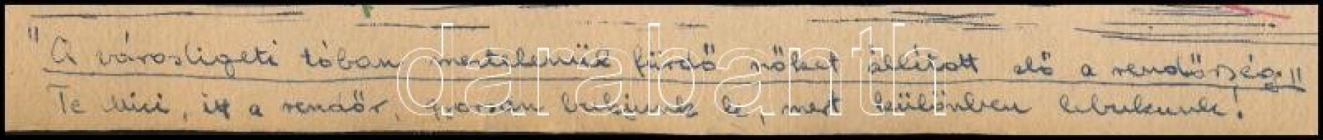 Jelzés nélkül: Fürdőző aktok. Vegyes technika, papír, 24×32 cm