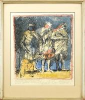 Vilhelm (Wilhelm) Károly (1943-2011): Mozart: Varázsfuvola. Litográfia, papír, jelzett, művészpéldán...