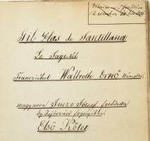 1851-1852 Incze József (1797-1886) honvéd százados kézirata: (Alain René) Le Sage: 'Gil Blas�...