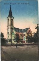 1923 Karcag, Római katolikus templom. Nagy Margit kiadása (r)