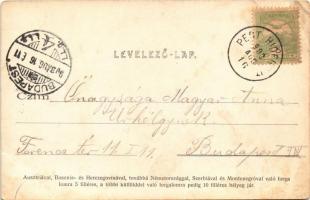 1903 Budapest II. Máriaremete, a templom oldalnézete, a volt régi kápolna, belső, kegykép (EB)