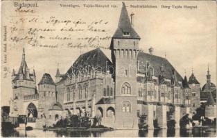 1906 Budapest XIV. Városliget, Vajdahunyad vára. Ganz Antal No. 62. (r)