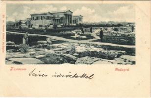1900 Budapest III. Óbuda, Aquincumi amfiteátrum, múzeum. Divald Károly 131. sz. (EK)