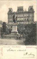 1904 Budapest V. Eötvös szobor, Magyar-Francia Biztosító Részvénytársaság (EK)