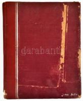 cca 1900-1920 Kottagyűjtemény, kb. 18 db kotta félvászon-kötésben, benne díszes, színes, grafikus cí...