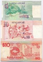 Szingapúr 1988. 10D + 1999. 5D + 10D T:III
Singapore 1988. 10 Dollars + 1999. 5 Dollars + 10 Dollar...