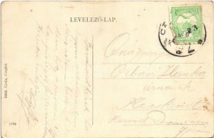 Cegléd, Református templom. Üdvözlet, montázs a laktanya udvaráról levelet író katonával. Sárik Gyul...