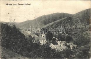 1908 Ferencfalva, Valiug; Gruss aus Ferenszfalva! (EK)