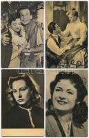12 db MODERN motívum képeslap: magyar színészek és színésznők / 12 MODERN motive postcards: Hungarian actors and actresses
