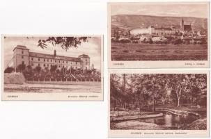 Zsámbék - 3 db RÉGI város képeslap / 3 pre-1945 town-view postcards