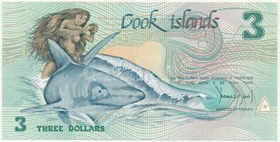 Cook-szigetek 1987. 3$ T:I  Cook Islands 1987. 3 Dollars C:UNC  Krause 3