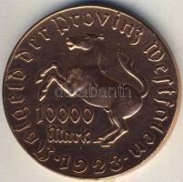 Német Birodalom/Weimari Köztársaság /Provinz Westfalen 1923. 10.000M jobbik variáns(keskeny peremszél!) T:2 ph