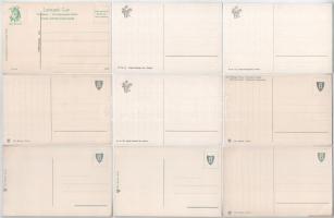 Tátra, Magas-Tátra, Vysoké Tatry; - 36 db régi használatlan szép állapotú képeslap albumban (Feitzin...