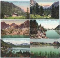 Tátra, Magas-Tátra, Vysoké Tatry; - 36 db régi használatlan szép állapotú képeslap albumban (Feitzin...