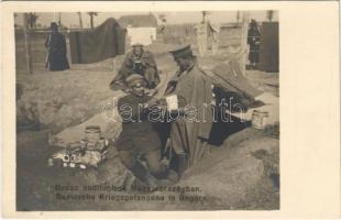 Orosz hadifoglyok Magyarországon / Russische Kriegsgefangene in Ungarn / WWI Austro-Hungarian K.u.K. military, Russian POWs (prisoners of war) in Hungary. photo