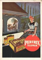 Pertrix elemek reklámja, magyar folklór / Hungarian battery advertisement, folklore s: Pálinkás (EB)