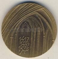 Csehszlovákia 1992. "Olomouc - 1412-1492-1546" nagyalakú Br (50mm átm.) érem T:2