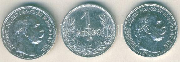 1912-38. 1K Ag (2x), 1P Ag (1x) T:2,2/3