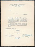 1943 Szittya Medikus Farsangi Tea felkérése házikisasszonyi tisztség elvállalására