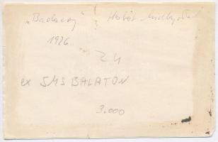 1926 "BADACSONY" (ex SMS Balaton) oldalkerekes vontató gőzhajó felfegyverkezve aknakeresőv...