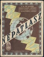 1943 Népatlasz, M. Kir. Honvéd Térképészeti Intézet, szerk.: Kogutowicz Károly