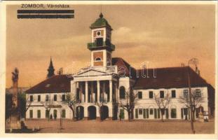 Zombor, Sombor; városháza / town hall (r)
