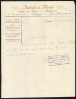 1929-1935 Fodrászok fejléces levélpapírja, 3 db (Babicz A Béla, Petkó József, Piechnik és Mechtl)