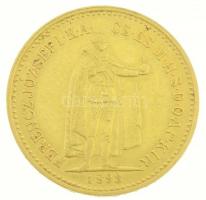 1893KB 10K Au "Ferenc József" Körmöcbánya (3,39g/0.900) T:2,2- 
Hungary 1893KB 10 Korona ...