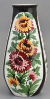 Villeroy & Boch virágos váza, levonóképes, jelzett, kis karcolásokkal, kis kopásnyomokkal, mázhibával, m: 24,5 cm