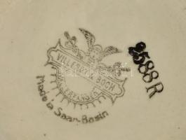 Villeroy & Boch virágos váza, levonóképes, jelzett, kis karcolásokkal, kis kopásnyomokkal, mázhi...