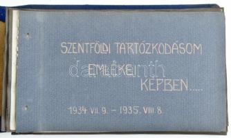 1934-1935 Egy magyar pap utazása a Szentföldre, 132 db jórészt leporellókból származó fotó albumlapo...