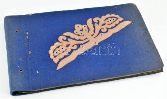 1934-1935 Egy magyar pap utazása a Szentföldre, 132 db jórészt leporellókból származó fotó albumlapo...