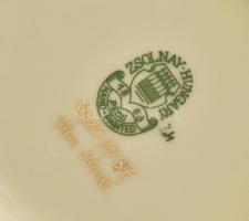 Zsolnay hajnalkamintás váza, hibátlan, jelzett, m: 27 cm