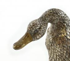 Fém kacsafigura, m: 7,5 cm