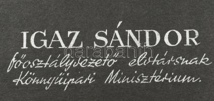 1959 Lengyelországi utazás képei, 39 db fotó albumban, Igaz Sándor, a Könnyűipari Minisztérium főosz...