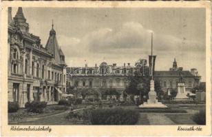 1944 Hódmezővásárhely, Kossuth tér, Országzászló (EK)