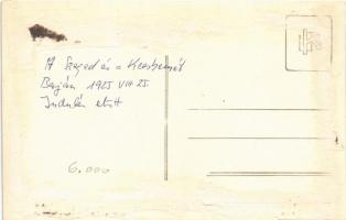 1925 Baja, Magyar Királyi Folyamőrség "KECSKEMÉT" és "SZEGED" WELS típusú őrnasz...