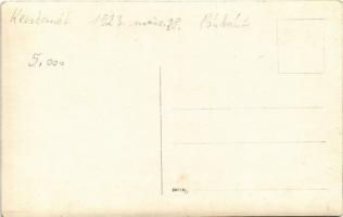 1923 Magyar Királyi Folyamőrség "KECSKEMÉT" (ex SMS Viza) WELS típusú őrnaszádja matrózokk...