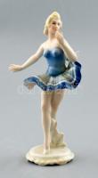 Karl Ens balerina porcelán figura, jelzett, apró kopásokkal. m: 17 cm
