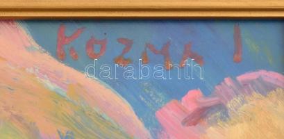 Kozma István (1937- ): Nagybányai részlet. Olaj, karton, jelzett, 80×60 cm. Proveniencia: Nagyházi, ...