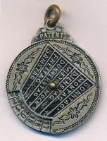 Német Birodalom ~1910. "Ewiger Kalendar (Öröknaptár)" tárcsás öröknaptár érme (26mm) T:1-
...